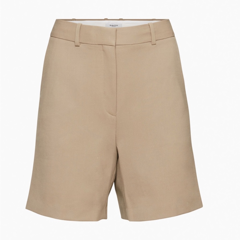 Aritzia Babaton Workwear Khaki Short